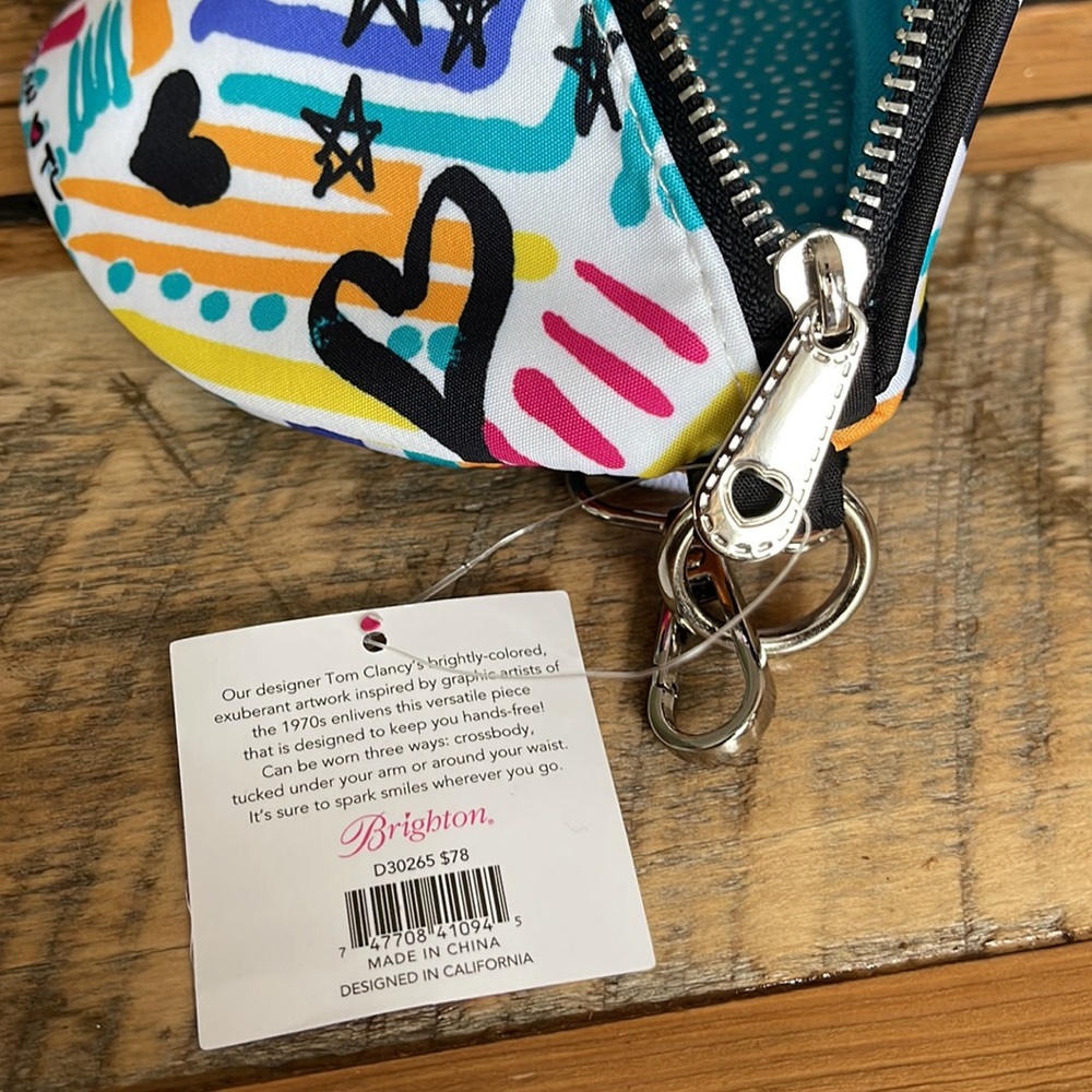 NWT - Brighton Graffiti Love Bag - Picture 4 of 6